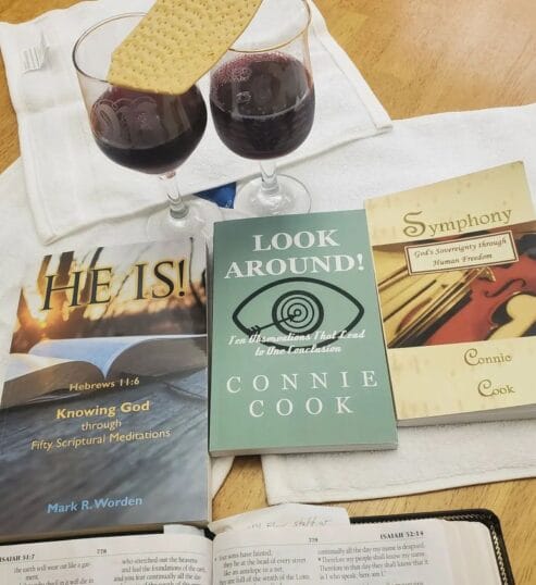 Wine with the authors books